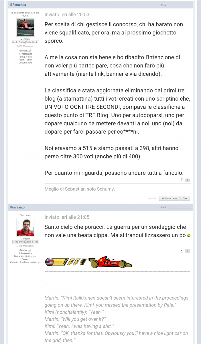 Provvedimenti disciplinari