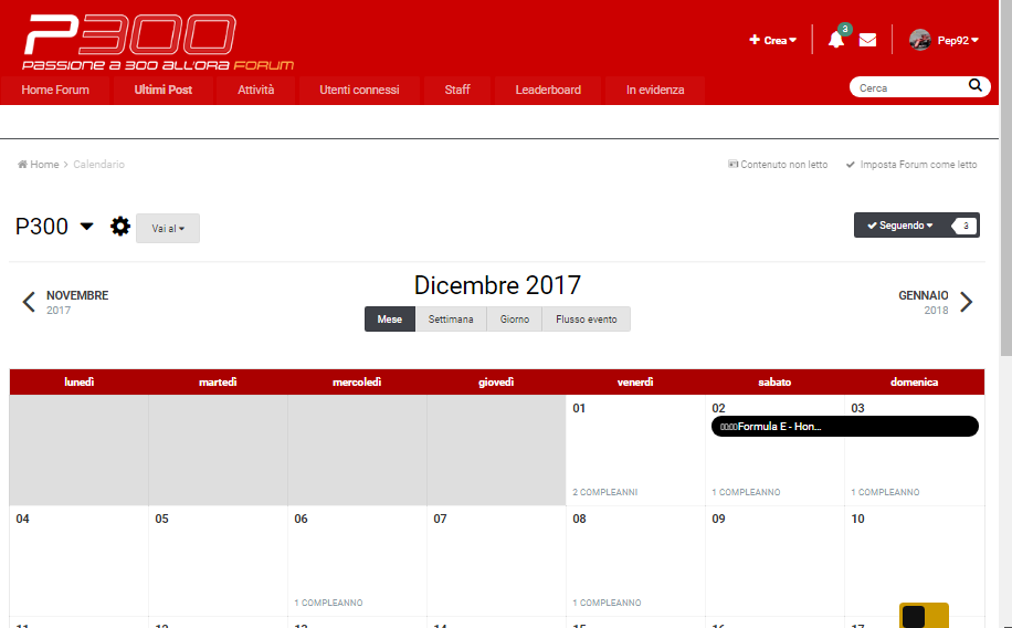 Calendario